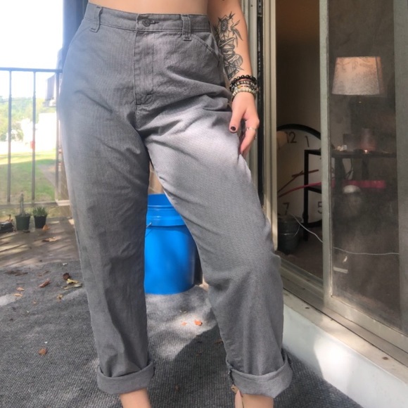 Black and white checkered dress pants - Picture 1 of 3